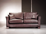 Virginia, Albany and Hudson Sofas - Sofas in semi analine leather with coil sprung seat cushions.