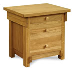 ISO Bedroom Furniture - Bedside Table 3 Drawer IB11