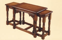 The Penshurst Oak Collection - Oak Nest of Tables