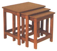 Quinn Furniture Nest of 3 Interlocking Tables