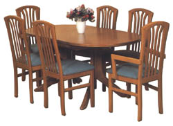 Quinn Furniture Oval flip centre table