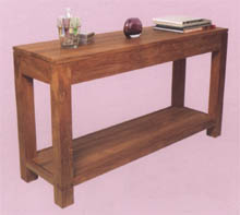 Zen Furniture 3 Drawer Hall Table