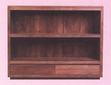 Zen Furniture Wide Low Bookcase